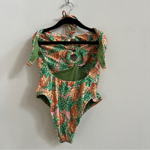 Farm Rio | Pineapple Garden One Piece Swimsuit XS - Picture 3 of 3